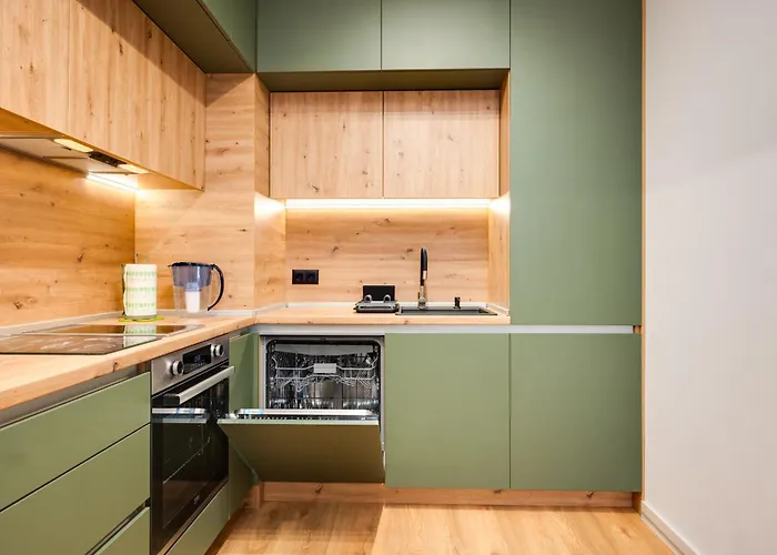 شقة Stylish Flat With Parking For 4 Guest *